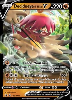 Decidueye di Hisui V card in Italian