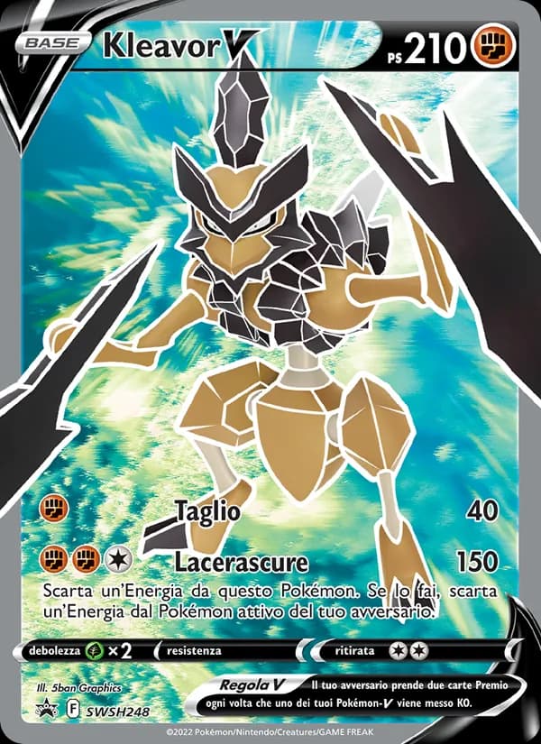 Kleavor V card in Italian