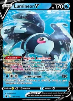 Lumineon V card in Italian