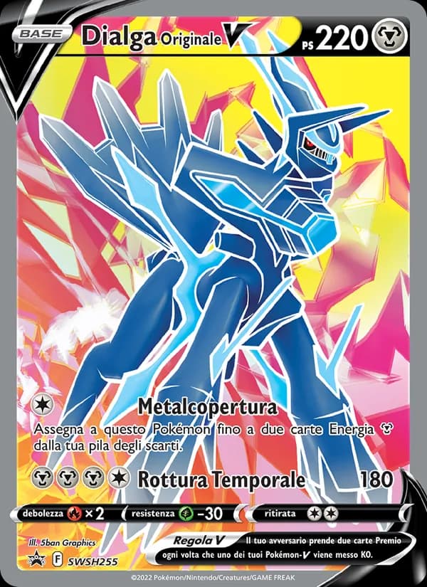 Dialga Originale V card in Italian