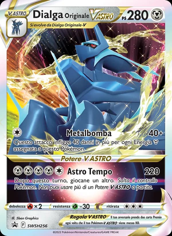Dialga Originale V ASTRO card in Italian
