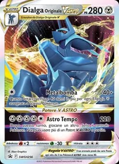 Dialga Originale V ASTRO card in Italian