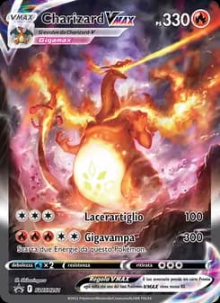 Charizard VMAX card in Italian