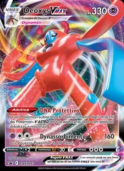 Deoxys VMAX card in Italian