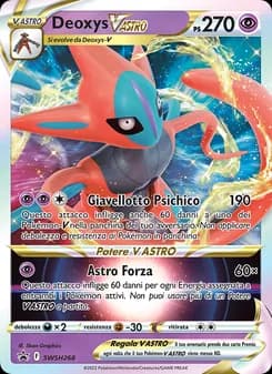 Deoxys V ASTRO card in Italian