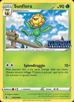 Sunflora card in Italian
