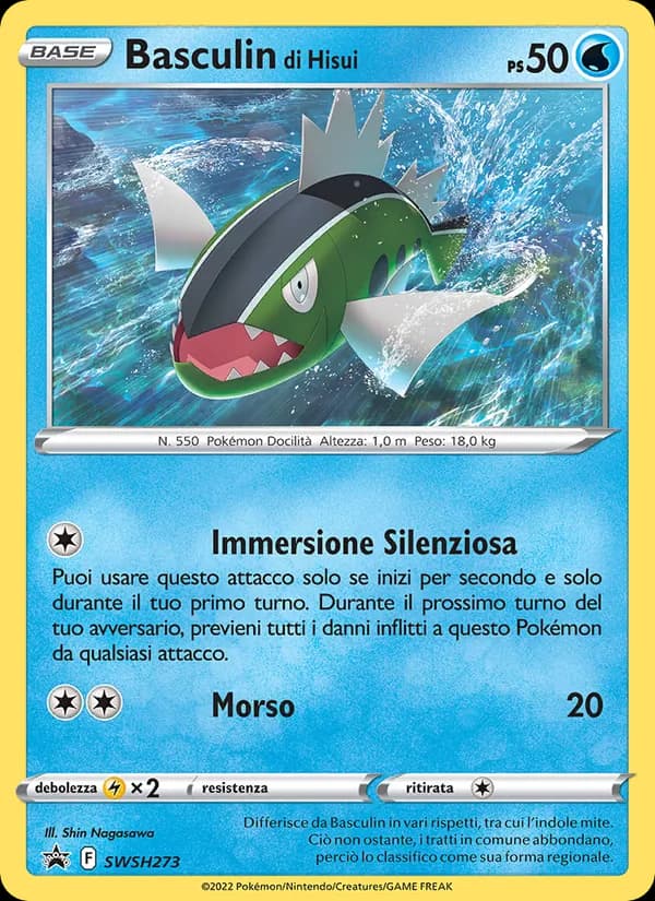 Basculin di Hisui card in Italian