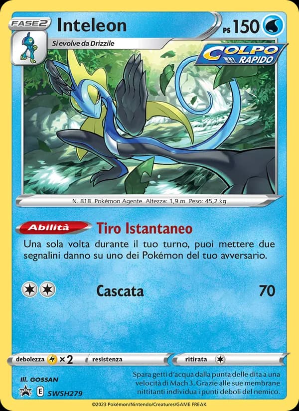 Inteleon card in Italian