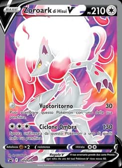Zoroark di Hisui V card in Italian