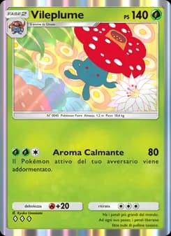 Vileplume card in Italian