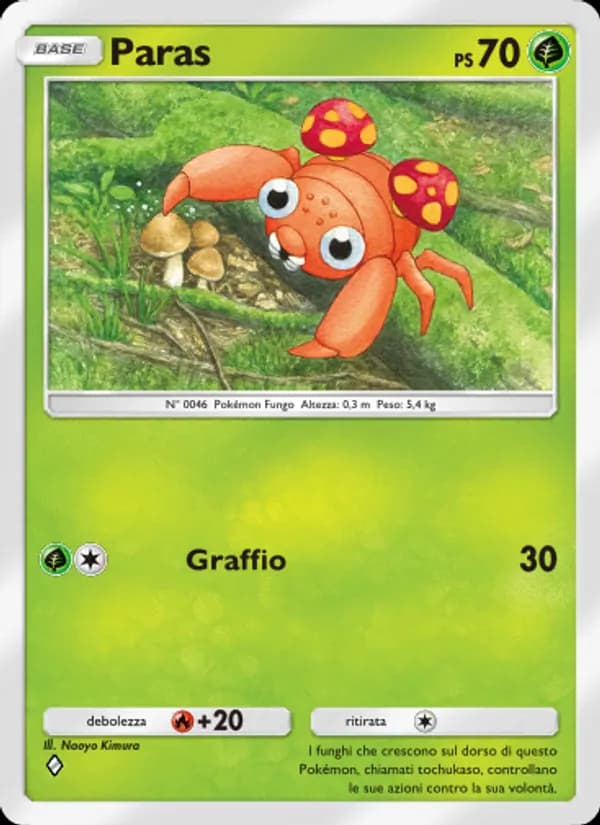 Paras card in Italian