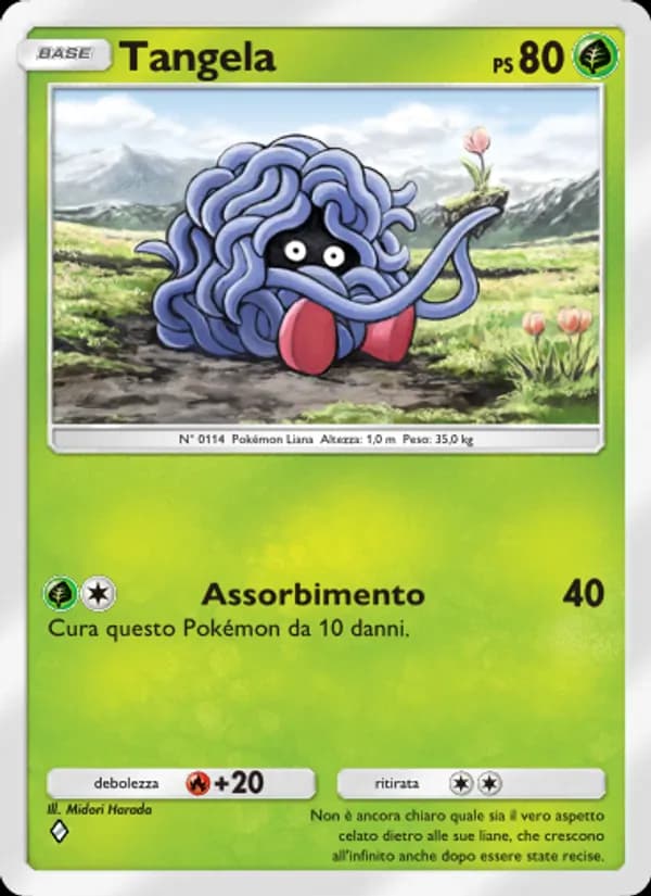 Tangela card in Italian