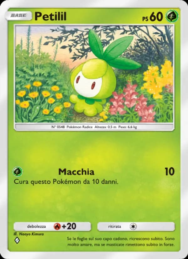 Petilil card in Italian