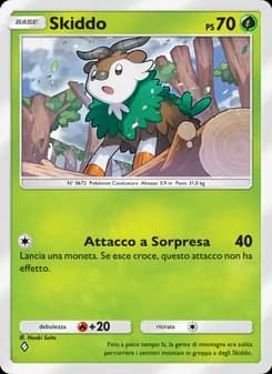 Skiddo card in Italian