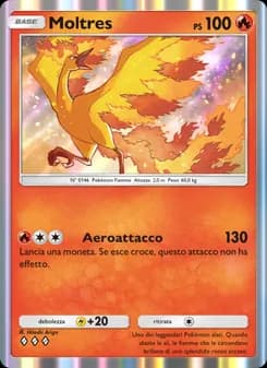 Moltres card in Italian