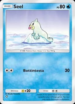 Seel card in Italian