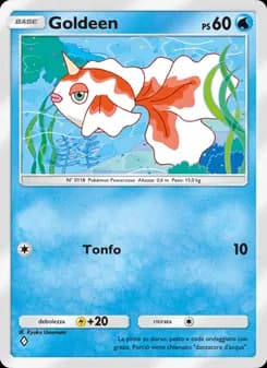 Goldeen card in Italian