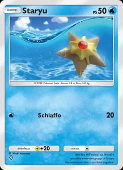 Staryu card in Italian
