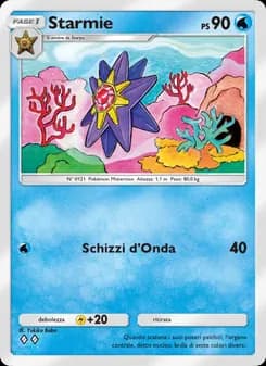 Starmie card in Italian