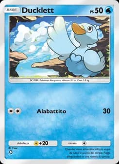Ducklett card in Italian