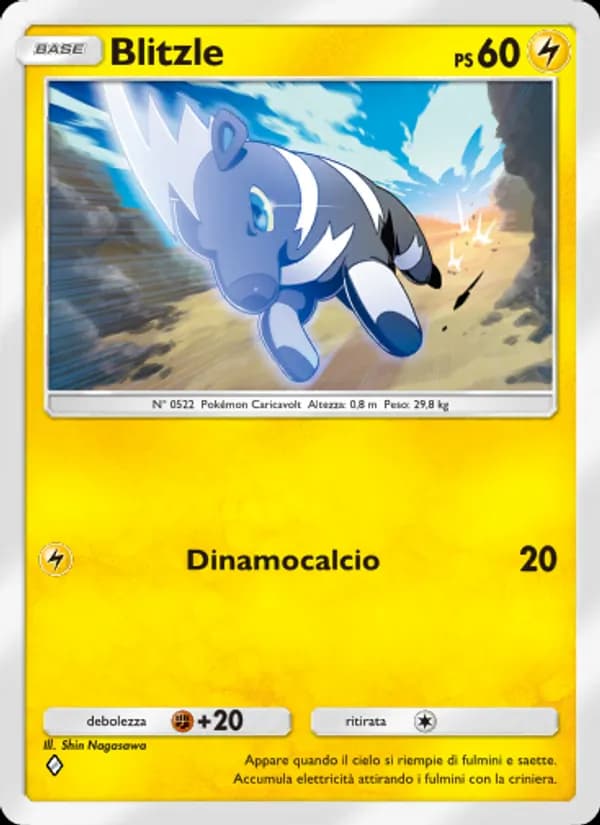 Blitzle card in Italian