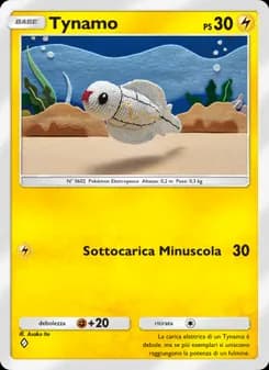 Tynamo card in Italian