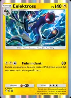 Eelektross card in Italian