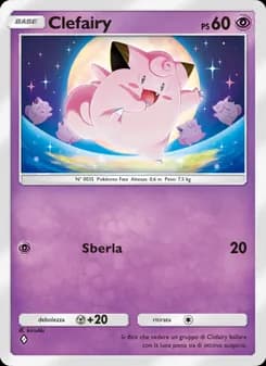 Clefairy card in Italian