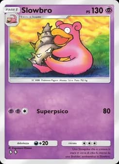 Slowbro card in Italian