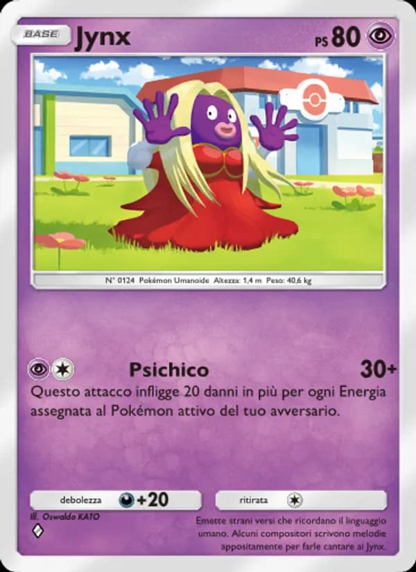 Jynx card in Italian