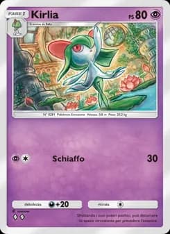 Kirlia card in Italian