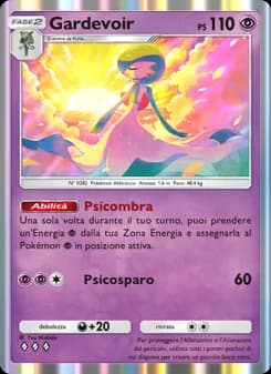 Gardevoir card in Italian