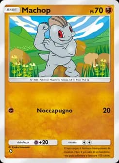 Machop card in Italian