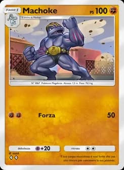Machoke card in Italian