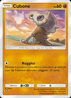 Cubone card in Italian