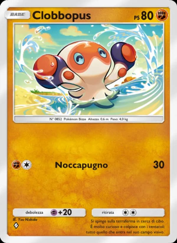 Clobbopus card in Italian