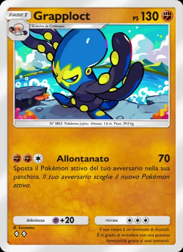 Grapploct card in Italian