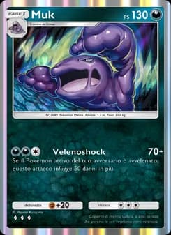 Muk card in Italian