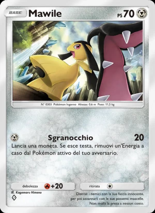 Mawile card in Italian