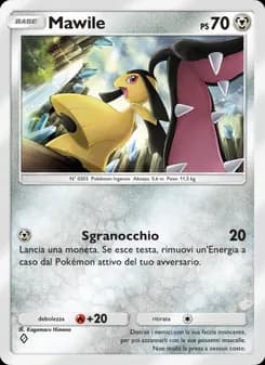 Mawile card in Italian
