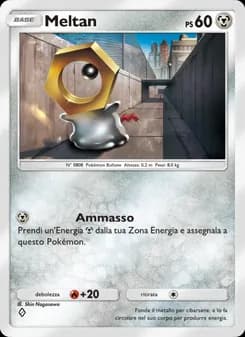 Meltan card in Italian