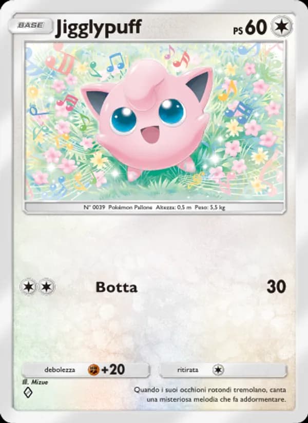 Jigglypuff card in Italian