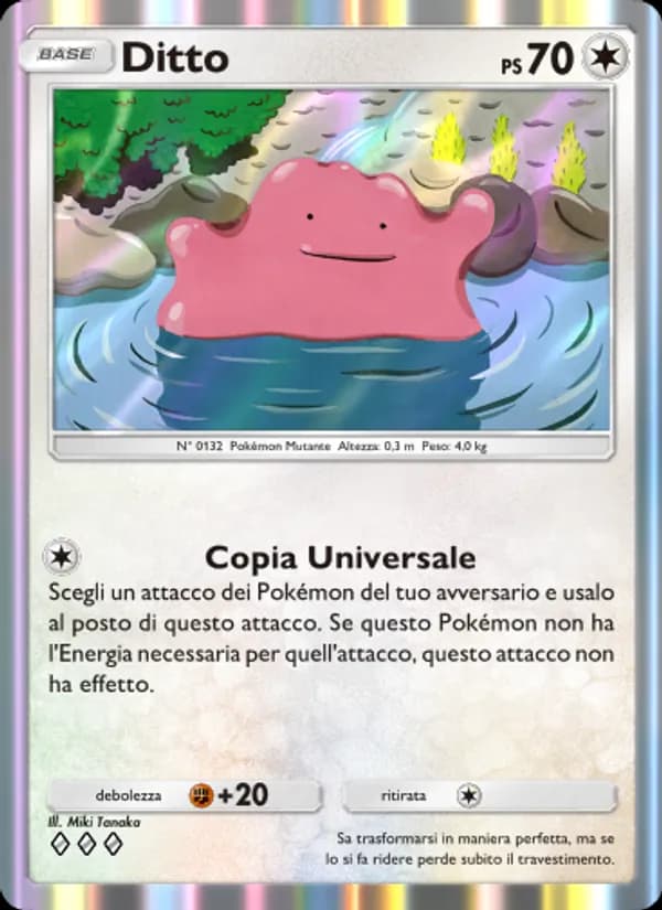 Ditto card in Italian