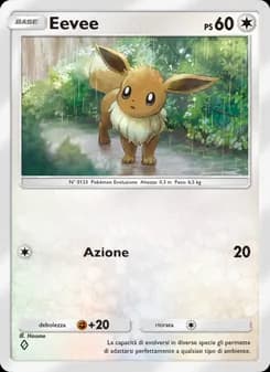 Eevee card in Italian