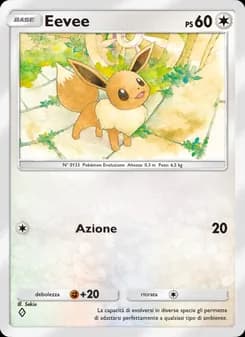 Eevee card in Italian