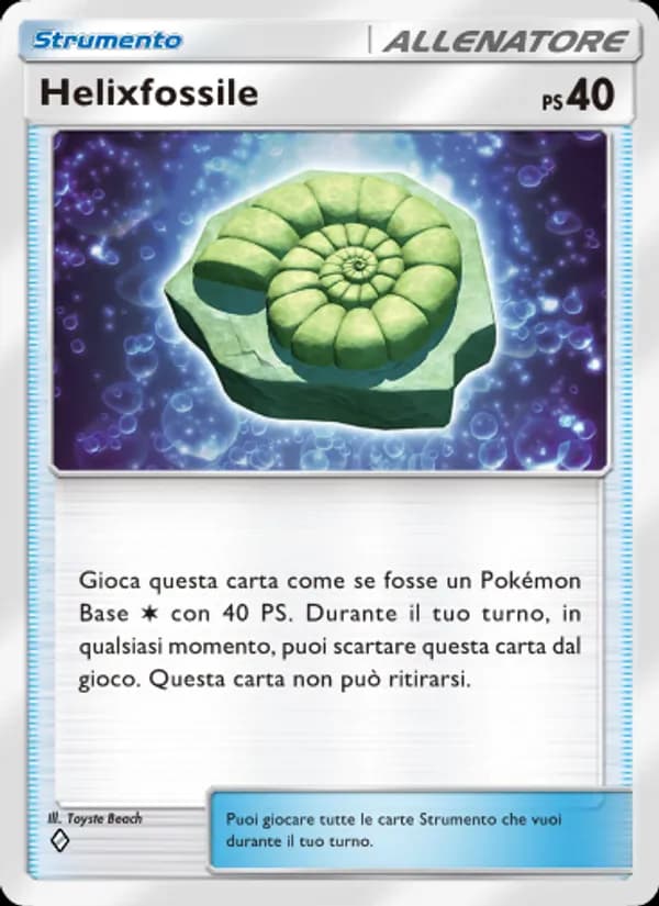 Helixfossile card in Italian