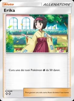 Erika card in Italian