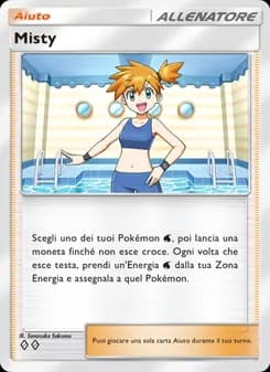 Misty card in Italian