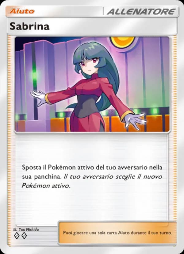 Sabrina card in Italian