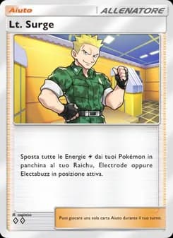 Lt. Surge card in Italian